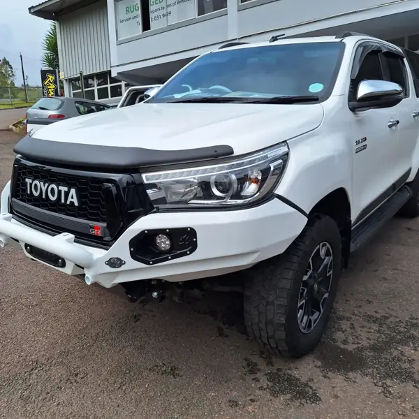 Toyota Hilux GR-S with front replacement bumper and spotlights